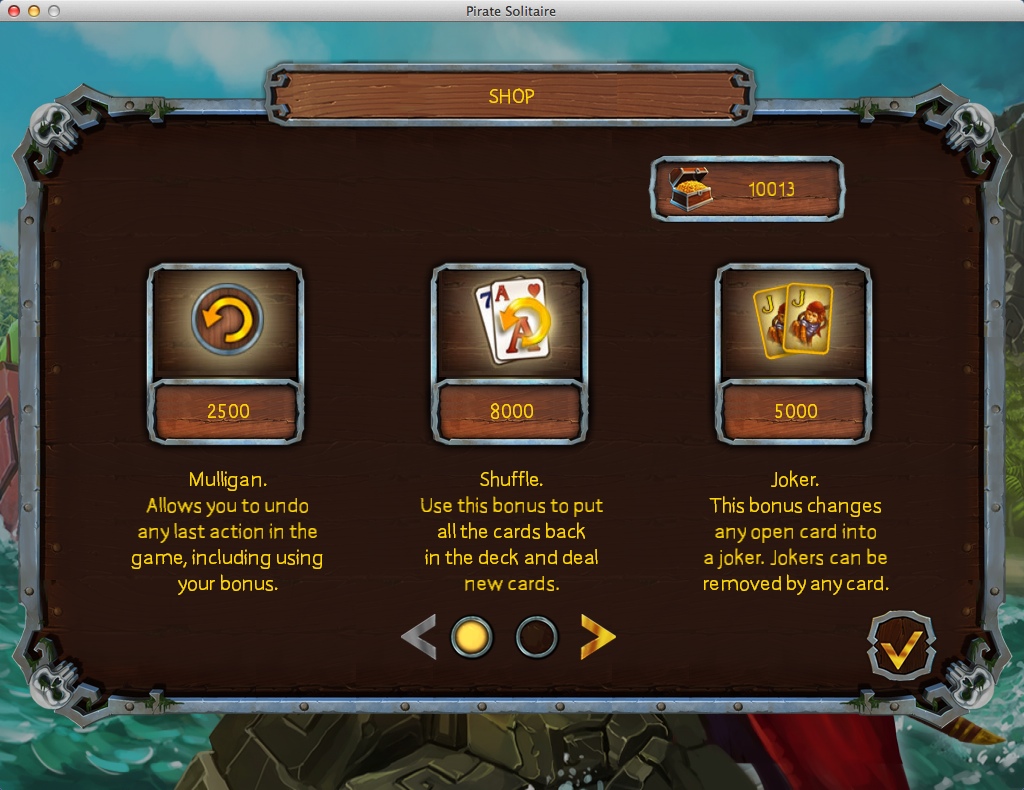 Pirate Solitaire 1.0 : Shop Window