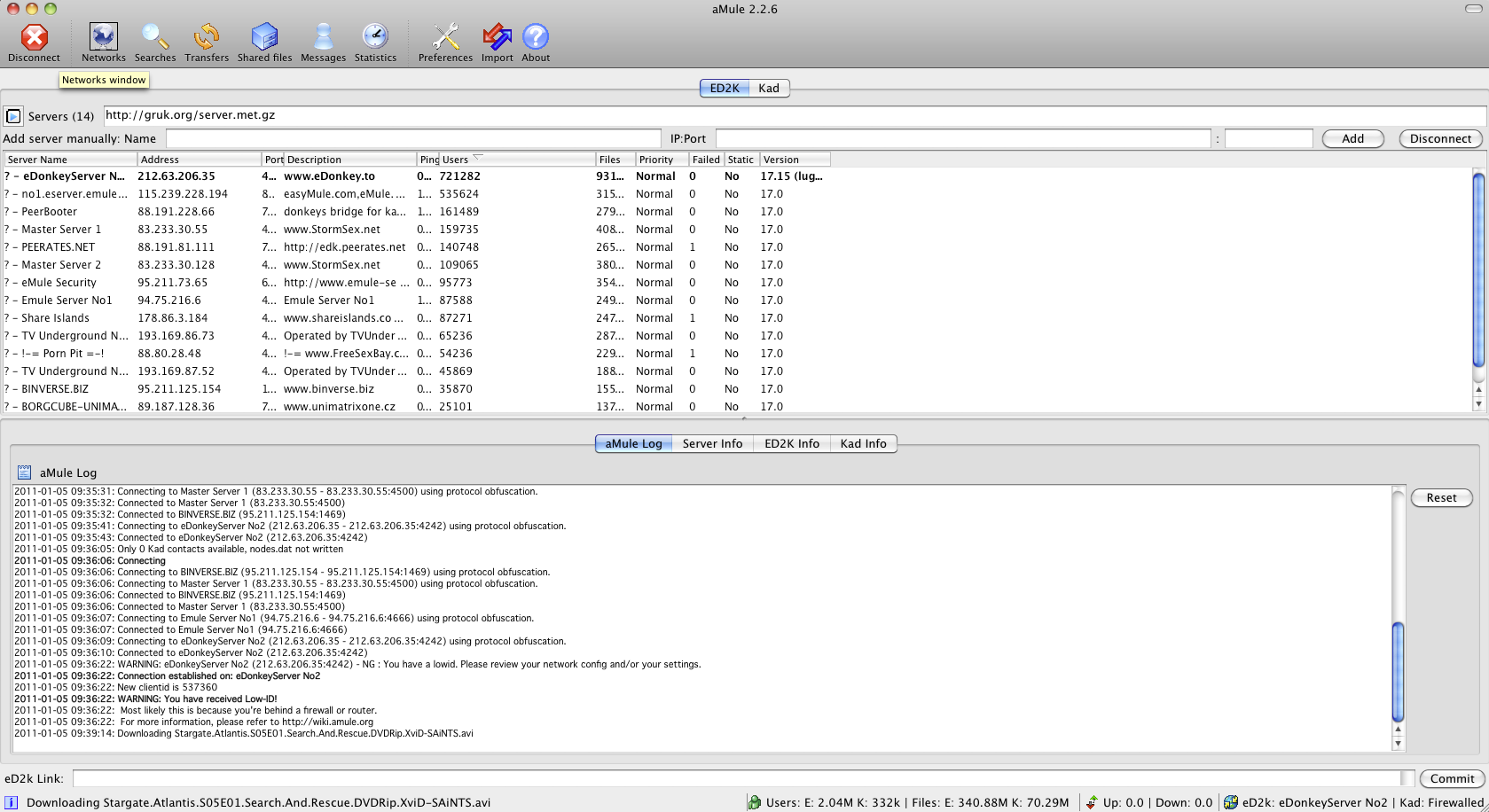 Amule Download Mac Os X