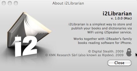 i2Librarian 1.0 : Main window