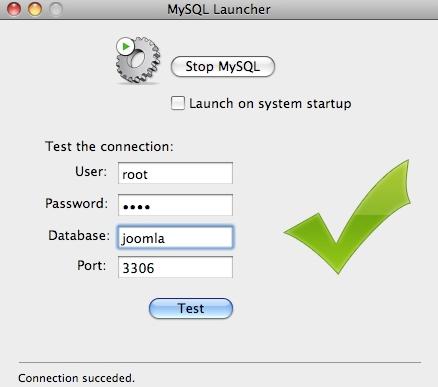MySQL Launcher 1.3 : Main window