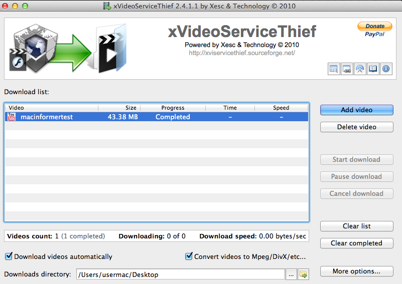 xvideoservicethief for mac os x