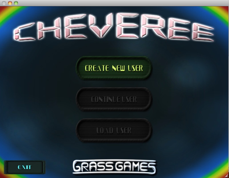 Cheveree 3.0 : Main menu