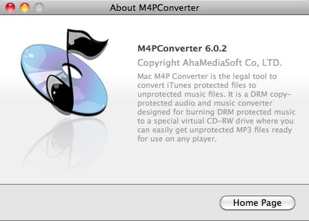 M4PConverter 6.0 : Program version