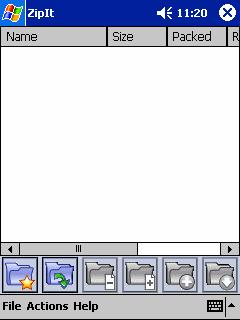ZipIt 2.2 : Main window