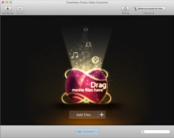 Tune4mac iTunes Video Converter interface