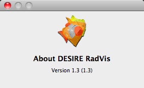 RadVis 1.3 : Main window