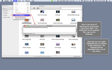 FilePathService screenshot