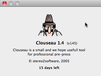 Clouseau 1.4 : Main window