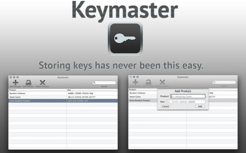 KeyMaster 1.0 : Keymaster screenshot