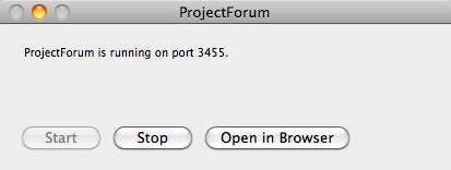 ProjectForum 7.0 : Main window