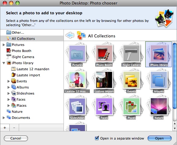 Photo Desktop 2.3 : Main window