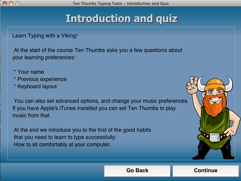 Ten Thumbs 4.7 : Introduction and quiz
