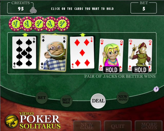 Pokersolitarus 1.4 : Main window