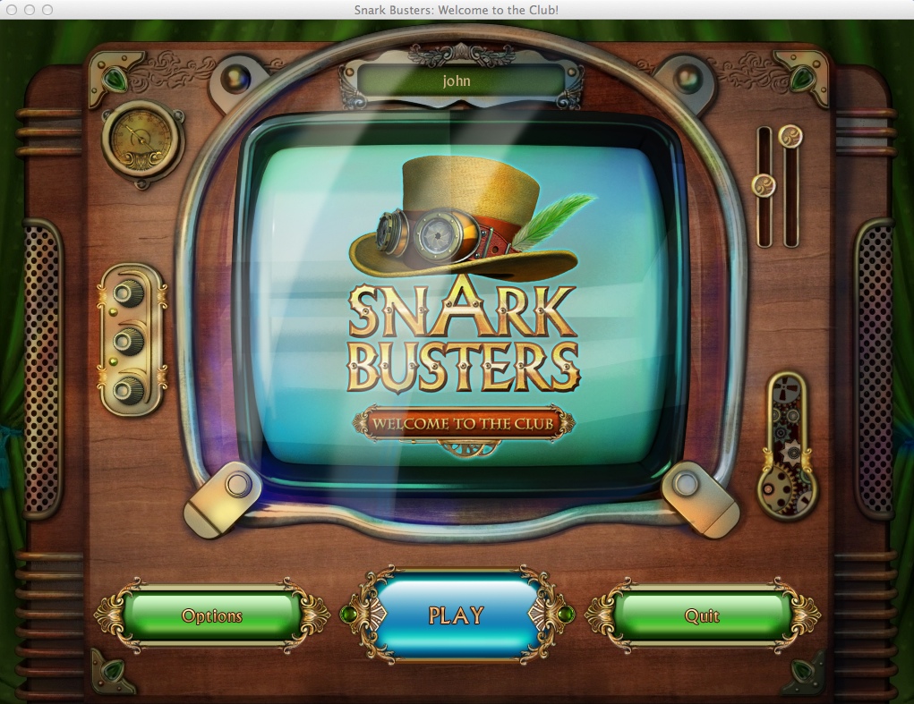 Snark Busters: Welcome to the Club! : Main Menu
