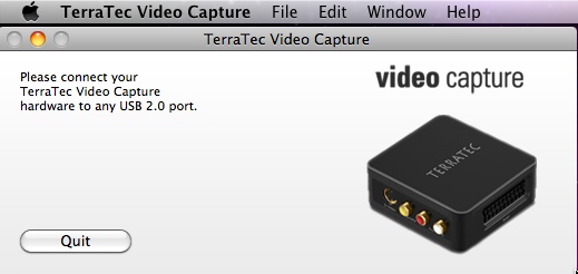 TerraTec Video Capture 1.0 : Main windows
