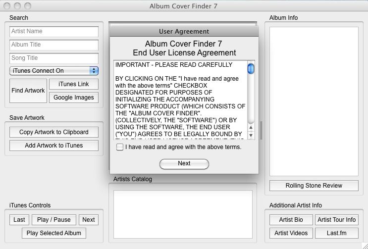 best album cover finder for mac