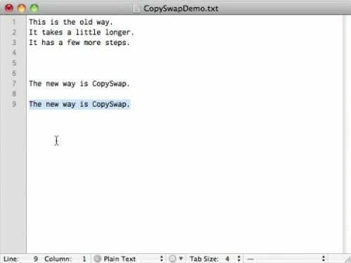 CopySwap 1.1 : Demo