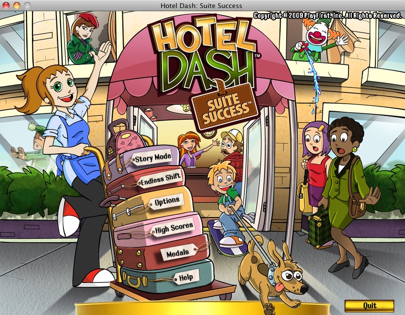 Hotel Dash: Suite Success 1.0 : Main menu