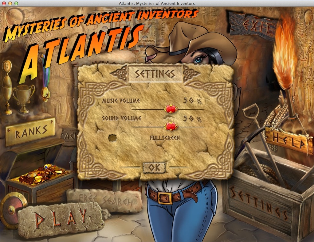 Atlantis: Mysteries of Ancient Inventors : Game Options