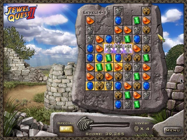 Jewel Quest II 2.0 : Main window