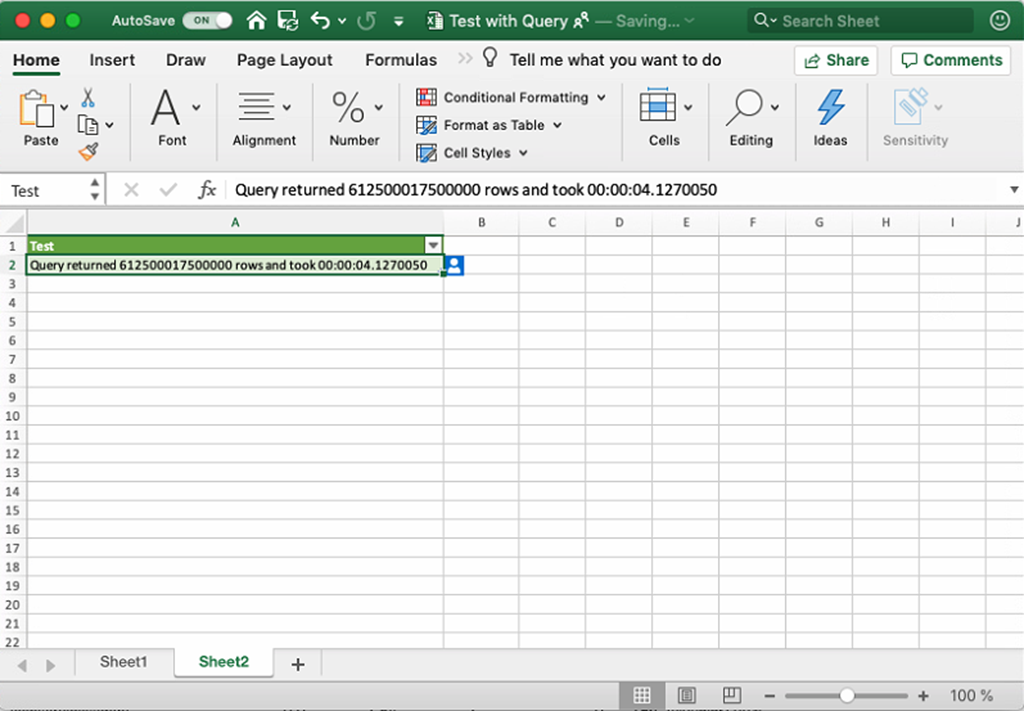 Microsoft Query : Query in Excel