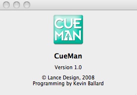 CueMan 1.0 : Main window