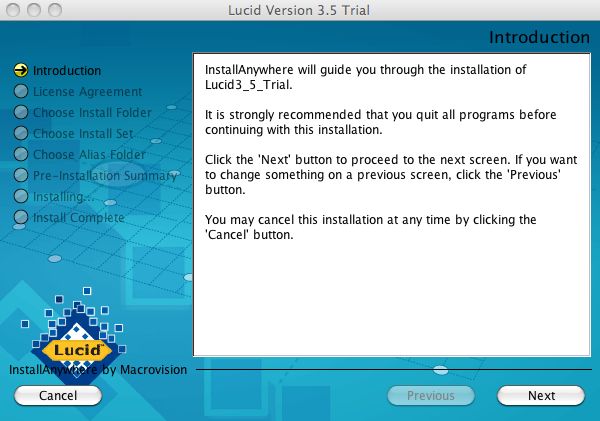 Lucid3 Player 3.5 : Main window