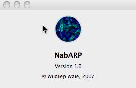 NabARP 1.0 : Main window