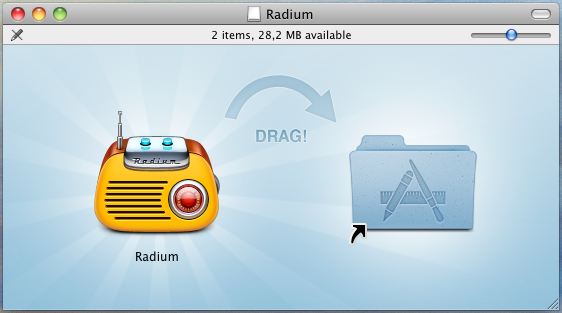 Radium 2.7 : Installation
