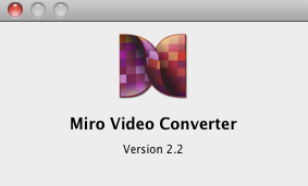 Miro Video Converter 2.2 : About window