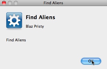 Find Aliens 1.0 : Main window