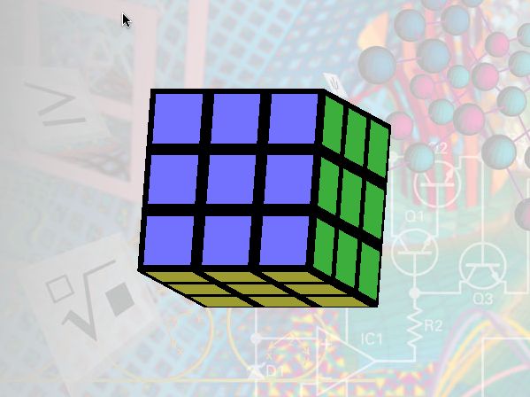 Raiiar.Com - Rubics Cube 1.1 : Main window