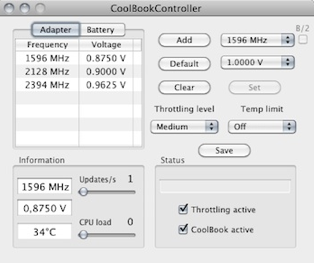 CoolBookController 2.2 : Main view