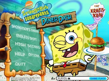 spongebob pc game patrick eating sandwich in diner