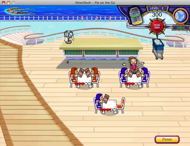 Diner Dash - Flo on the Go 1.0 : General view