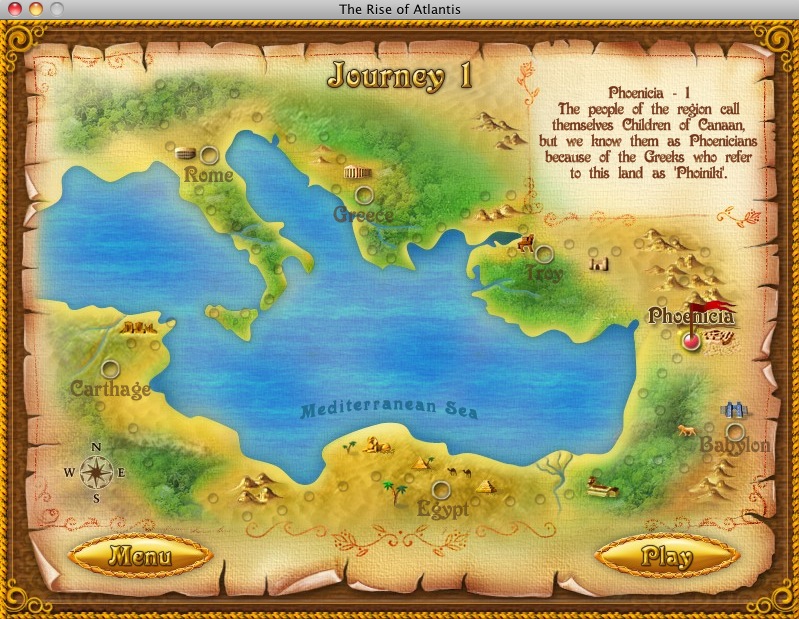 The Rise of Atlantis : Map