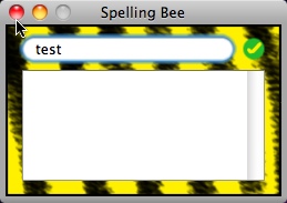Spelling Bee 1.1 : Main windows