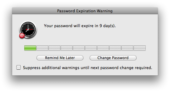 Password Monitor 1.1 : Main window