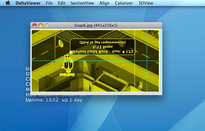 DeltaViewer 2.1 : Main window