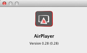AirPlayer : About screen