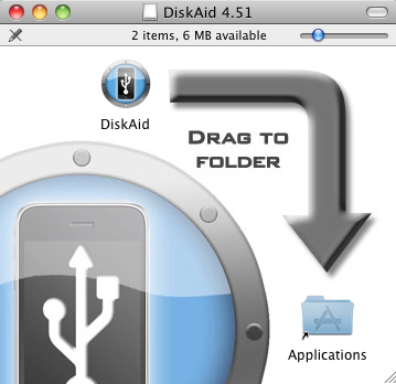 DiskAid : Installation