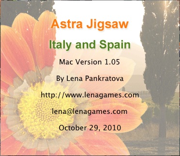 Astra Jigsaw Italy and Spain 1.0 : About