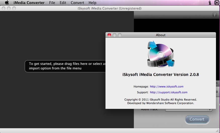 iSkysoft DVD to 3GP Suite 1.0 : General view