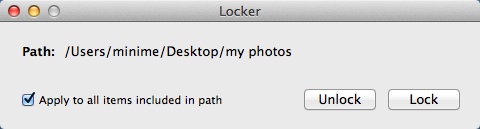 Locker 1.1 : Locking Folder