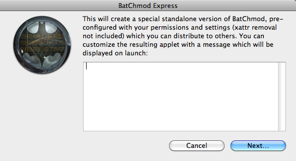 BatChmod 1.7 beta : BatChmod Express
