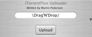 iTorrentFlux Uploader 2.1 : Main window