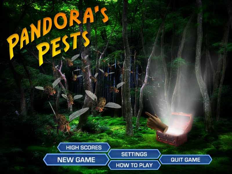 Pandora's Pests 1.0 : Main menu