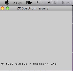 zxsp a 0.7 : Main windows