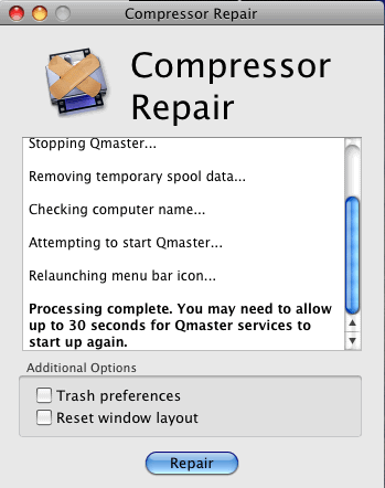 Compressor Repair 2.0 : User Interface