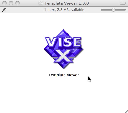Template Viewer 1.0 : Main window
